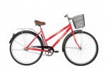 Велосипед 28' городской, рама женская FOXX FIESTA красный+передняя корзина 20' 28SHC.FIESTA.20RD1
